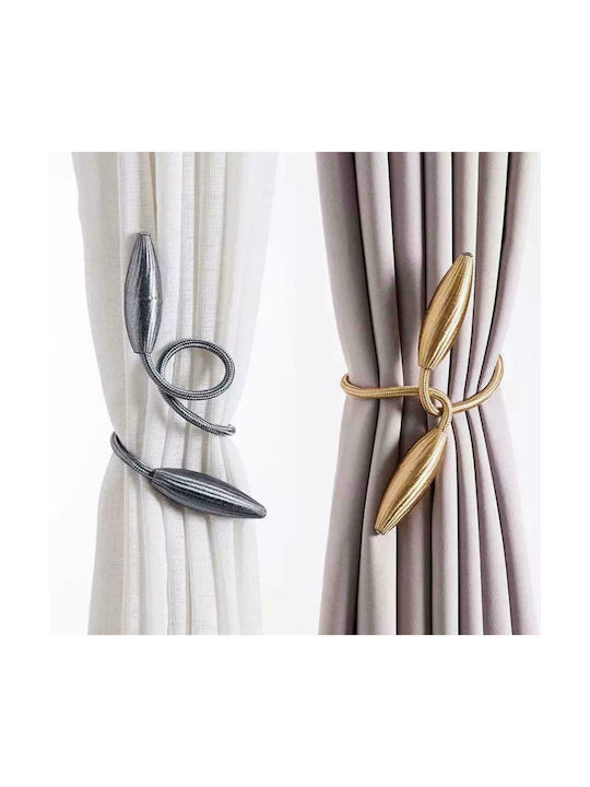 My Home Luxury Tie-Back Snur Argintiu