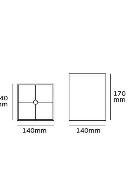 VK Lighting VK/E27/E14/S14/241 Platz Lampenschirm Grün mit Breite 14cm