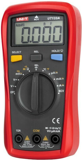 Uni-T Digital Multimeter with AC / DC / Resistance / Capacitance / Temperature Measurement UT133A