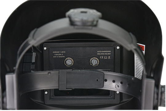 FFG Welding Helmet with 92x42mm Visual Field Black