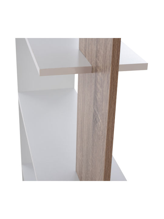 Bookcase Harvey White 80x23x141cm