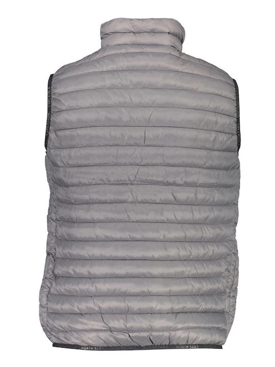 North Sails Men's Sleeveless Puffer Jacket Gray