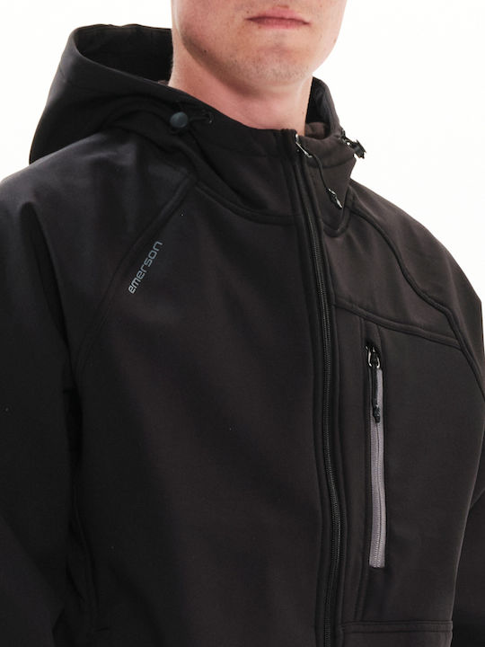 Winter Jacket Waterproof and Windproof Black