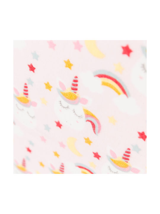 Borea Unicorn Baby Sheets Set Crib Flannel Pink 120x160cm 3pcs 041819048001