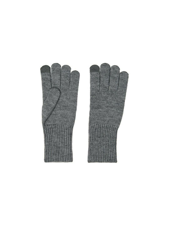 Only Women's Knitted Touch Gloves Gray