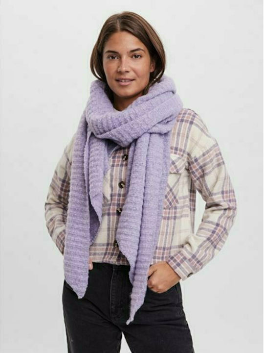 Vero Moda Women's Wool Scarf Blue / Jacaranda