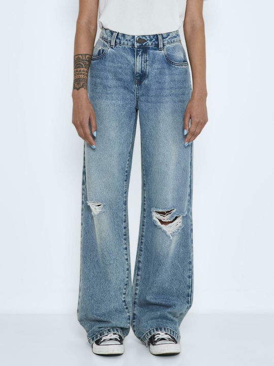 Women's Jean Trousers Flared with Rips