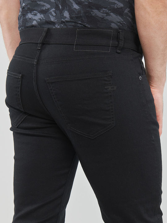 2019 D-strukt Men's Jeans Pants Elastic with Skinny Fit Black