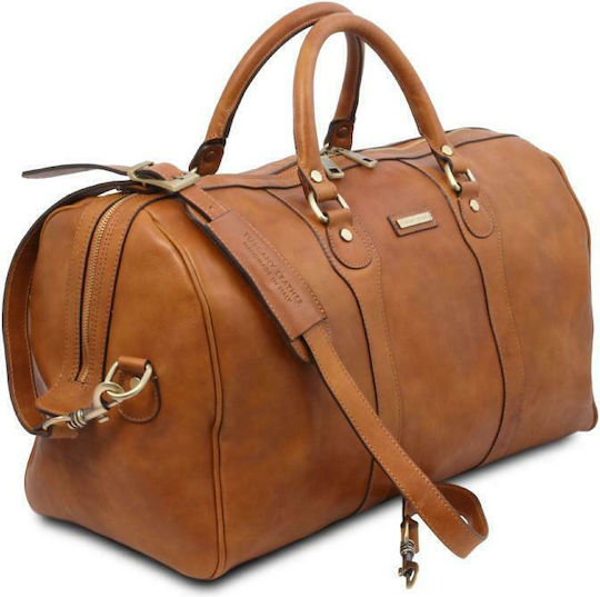 Tuscany Leather Colombo Set Sack Voyage Tabac Brown made of Leather