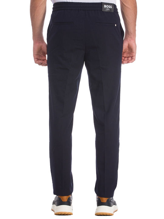 Hugo Boss Banks1 Men's Trousers Chino in Slim Fit Navy Blue