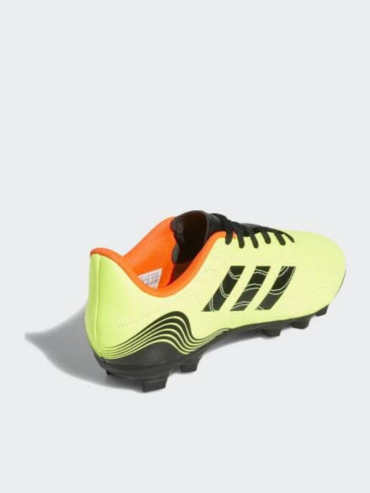 adidas Copa Sense.4 Football Shoes with Cleats Team Solar Yellow / Core Black / Solar Red