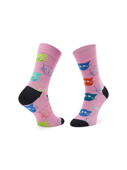 Happy Socks Mixed Cat Men's Patterned Socks Multicolour 3Pack