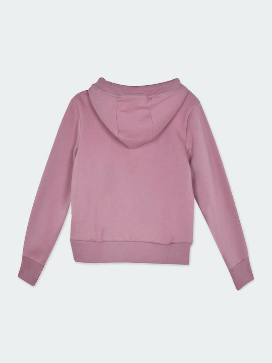 Women's Sweatshirt Hooded Pink