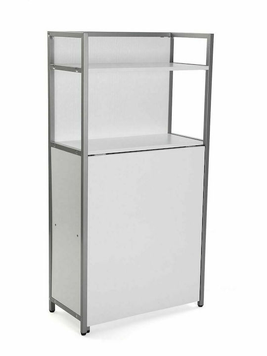 Table Kitchen Collapsible Metallic White 60x30x120cm