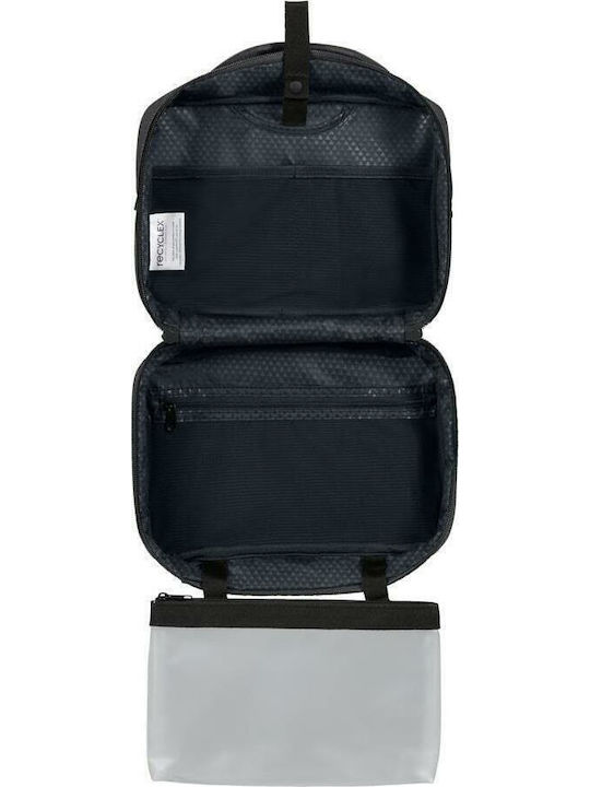 Toiletry Bag Stackd in Black color 24cm