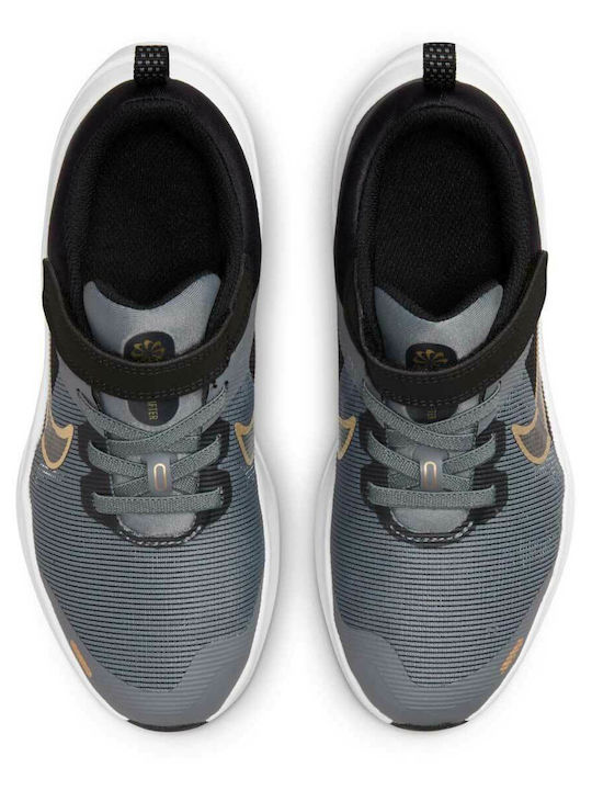 Downshifter Downshifter 12 Waterproof Kids Sports Shoes Running with Hoop & Loop Closure Cool Grey / Black