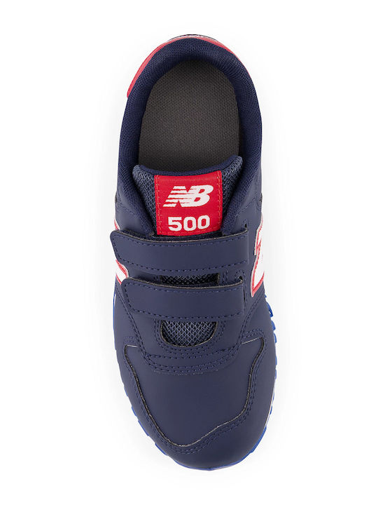 500 Classics Kids Sneakers with Scratch Blue