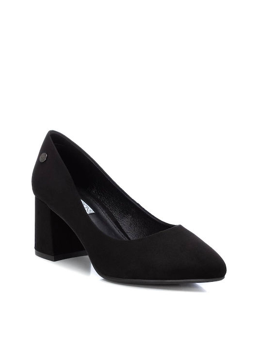 Xti Suede Black Heels