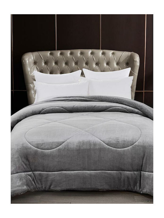 Sunshine Bettbezug Einzelbett 160x220cm Coral 06 Light Grey