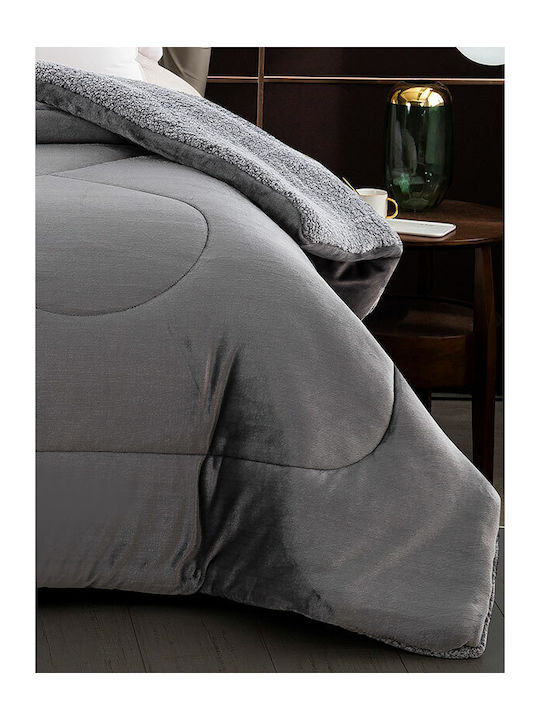 Sunshine Bettbezug Einzelbett 160x220cm Coral 06 Light Grey