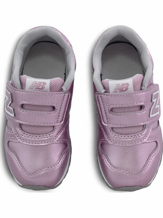 373 Kids Sneakers with Scratch Pink