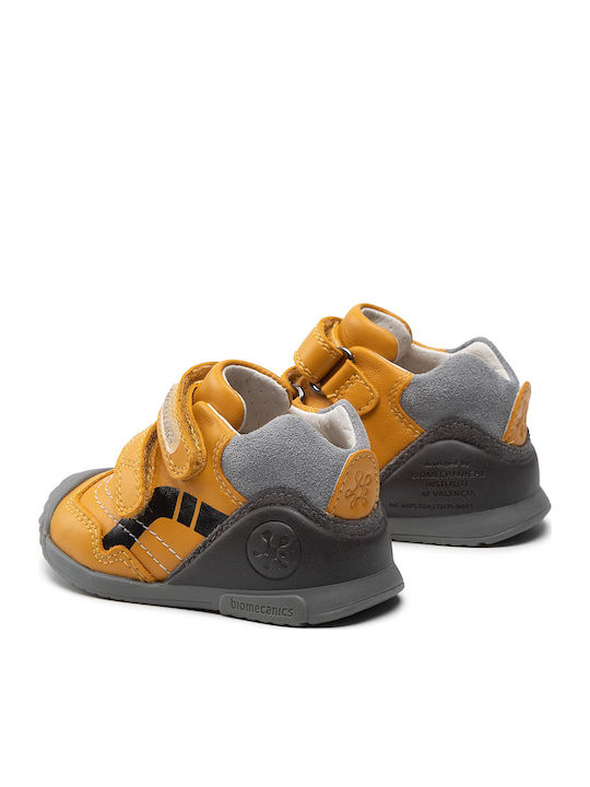 Vigna Παιδικά Sneakers High με Σκρατς Κίτρινα