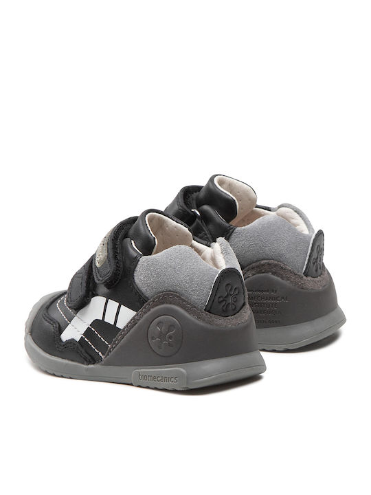 Sauvage Kids Sneakers High Anatomic with Scratch Gray