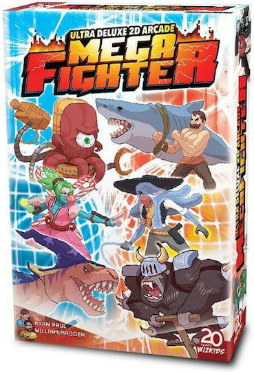 Board Game Ultra Deluxe 2D Arcade Mega Fighter for 2 Players 14+ Years Old (EN) WizKids