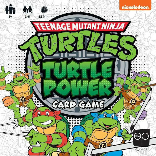 Board Game Teenage Mutant Ninja Turtles for 3-6 Players 8+ Years Old (EN) USAopoly