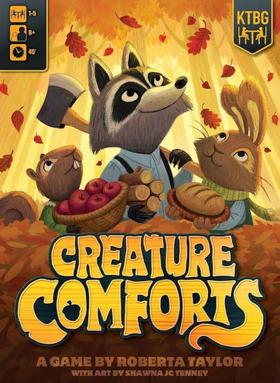Brettspiel Creature Comforts für 1-5 Spieler 8+ Jahre (EN) Kids Table BG