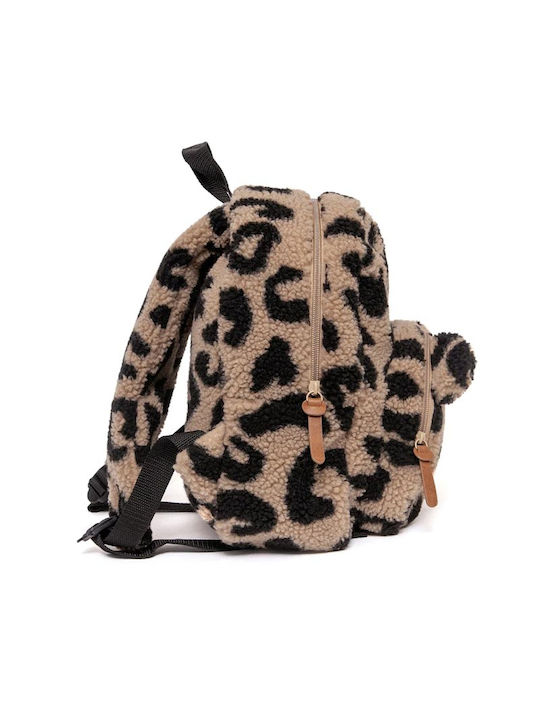 Petit Monkey Leopard Schulranzen Rucksack Kindergarten Braun