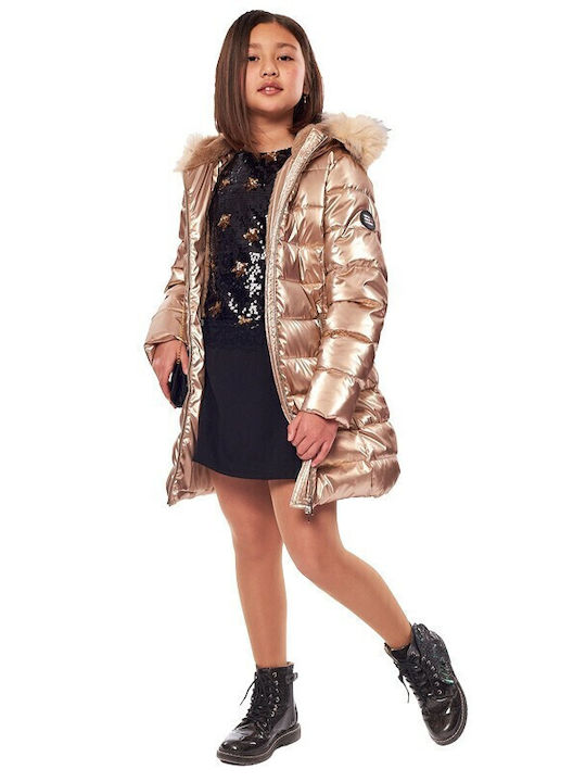 Children's Dress Sleeveless with Sequins Set with Accessories Black