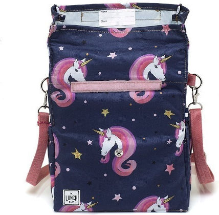 The Lunch Bags Unicorn Kids' Insulated Shoulderbag Lunch Box 5L Blue Unicorns 21x16x24cm