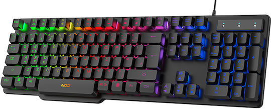 NOD Platoon 4in1 Combo Σετ Gaming Πληκτρολόγιο με RGB φωτισμό & Ποντίκι (Ελληνικό)
