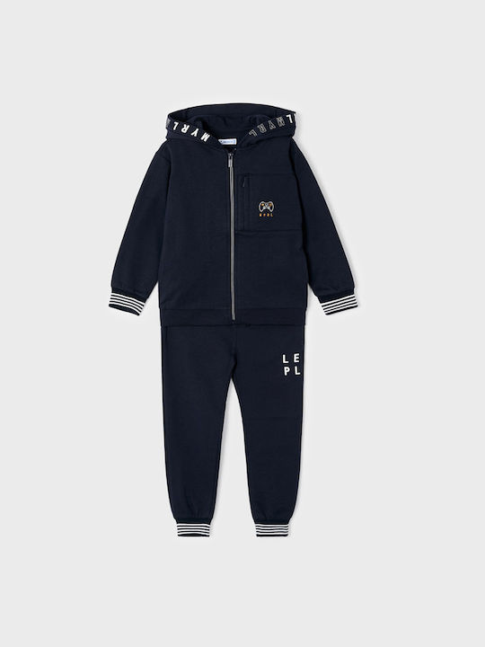 Mayoral Kids Sweatpants Set Blue 2pcs