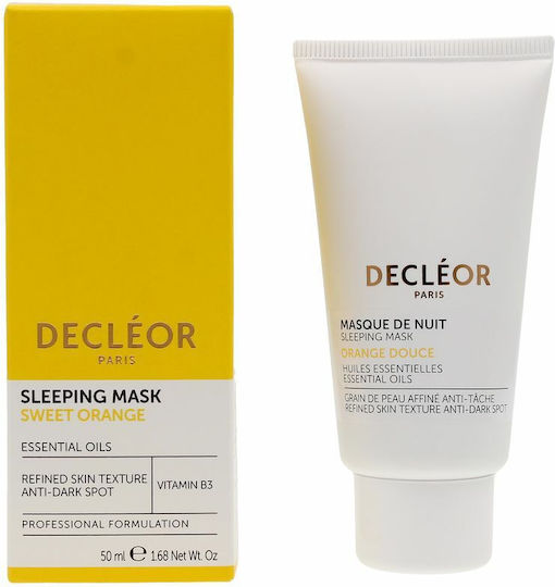 Decleor Hydra Floral White Petal Skin Perfecting Hydrating Face Moisturizing Mask Night 50ml