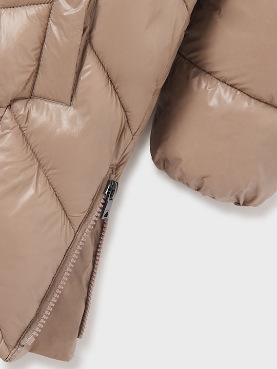 Ecofriends Kids Parka Long Hooded Brown