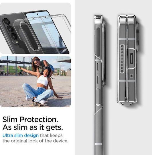 Spigen AirSkin Back Cover Πλαστικό 0.4mm Crystal Clear (Galaxy Z Fold4)