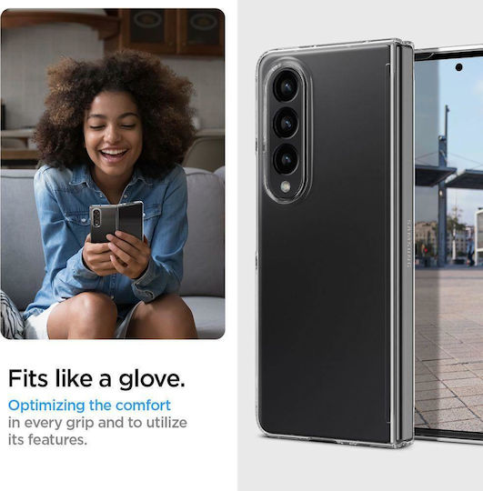 Spigen AirSkin Back Cover Πλαστικό 0.4mm Crystal Clear (Galaxy Z Fold4)