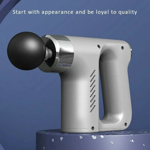 Fascial Gun Gun Massage for the Legs, the Body & the Hands with Vibration Gray
