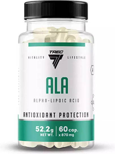 Trec Ala 250 Alpha Lipoic Acid Ειδικό Συμπλήρωμα Διατροφής 60 κάψουλες
