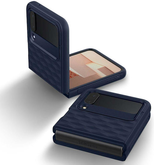 Caseology Parallax Back Cover Plastic / Silicone Midnight Blue (Galaxy Z Flip4)