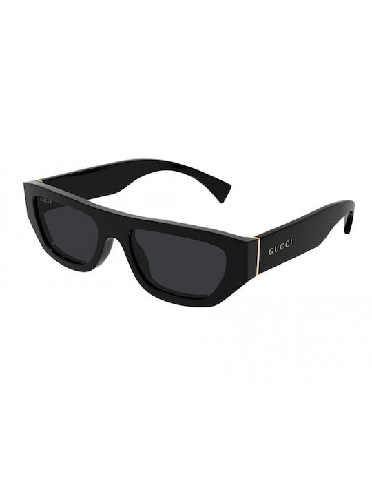 Gucci Γυναικεία Γυαλιά Ηλίου με Μαύρο Κοκκάλινο Σκελετό και Γκρι Φακό GG1134S 002