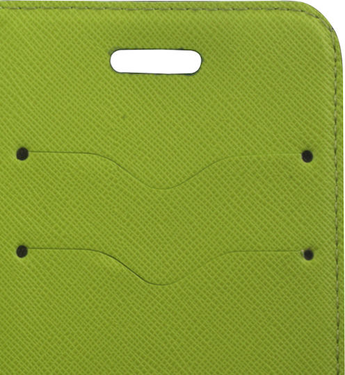 Fancy Wallet Synthetic Leather Blue (Redmi 10A)