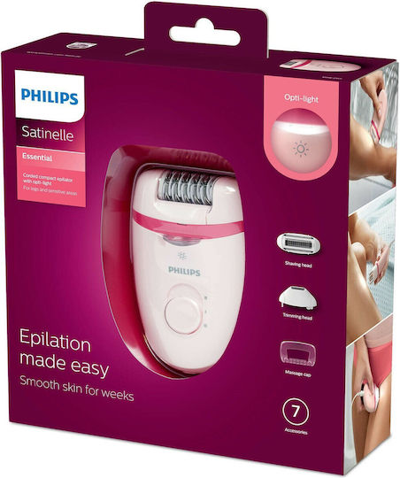 Philips Satinelle Essential Epilator Set Epilator for the Body BRE285/00