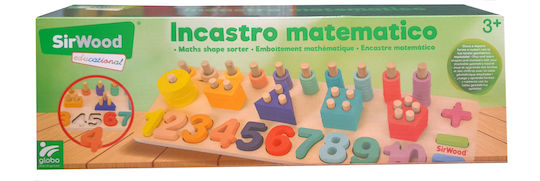 Globo Σετ Αριθμητικής Educational Game Letters & Numbers made of Wood for 3+ years Years Old