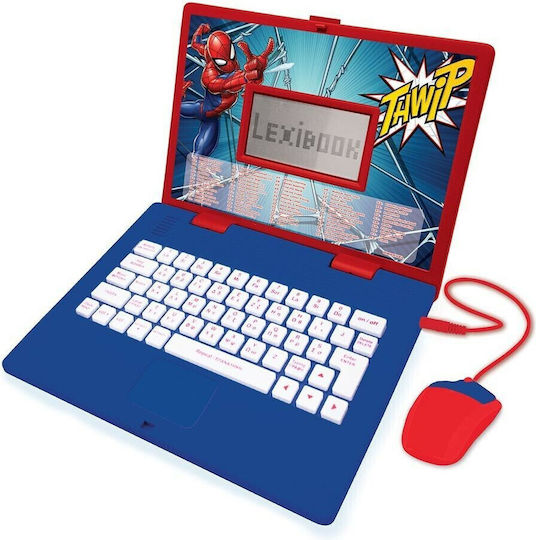 Lexibook Spiderman Elektronisches Kinder Bildungs-Laptop/Tablet Für 4+ Jahre