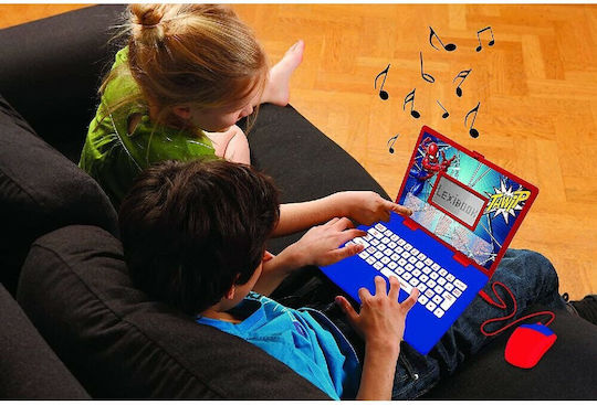 Lexibook Spiderman Elektronisches Kinder Bildungs-Laptop/Tablet Für 4+ Jahre