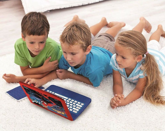 Lexibook Spiderman Elektronisches Kinder Bildungs-Laptop/Tablet Für 4+ Jahre