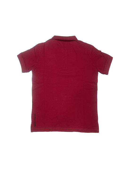 U.S. Polo Assn. Kids Polo Short Sleeve Red